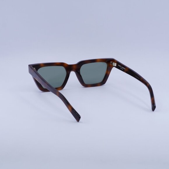 🕶️ New Saint Laurent SL633CALISTA 003 Sunglasses - Havana Frame, Green Lenses - Picture 9 of 10